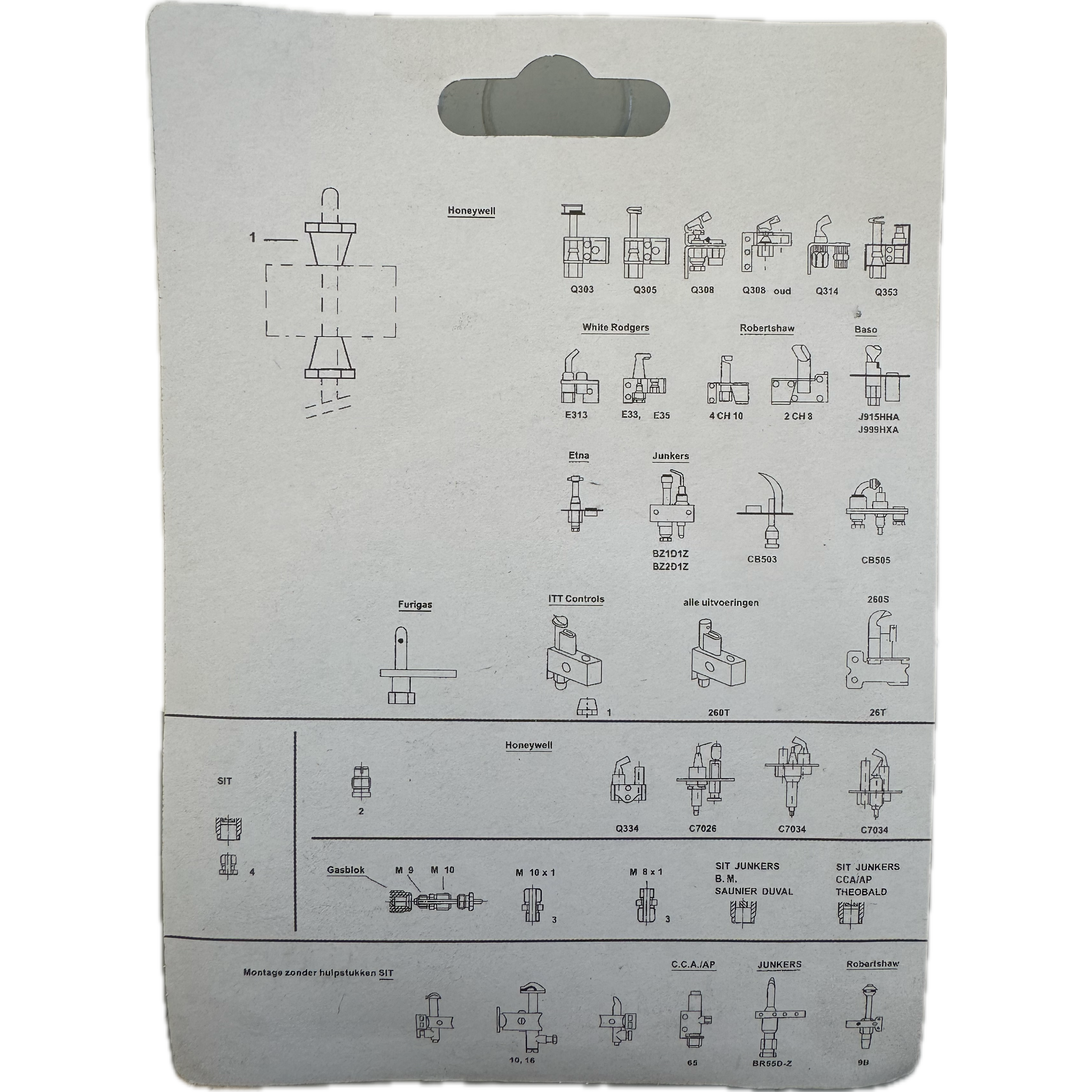 Kit Termocoppia 120cm Universale